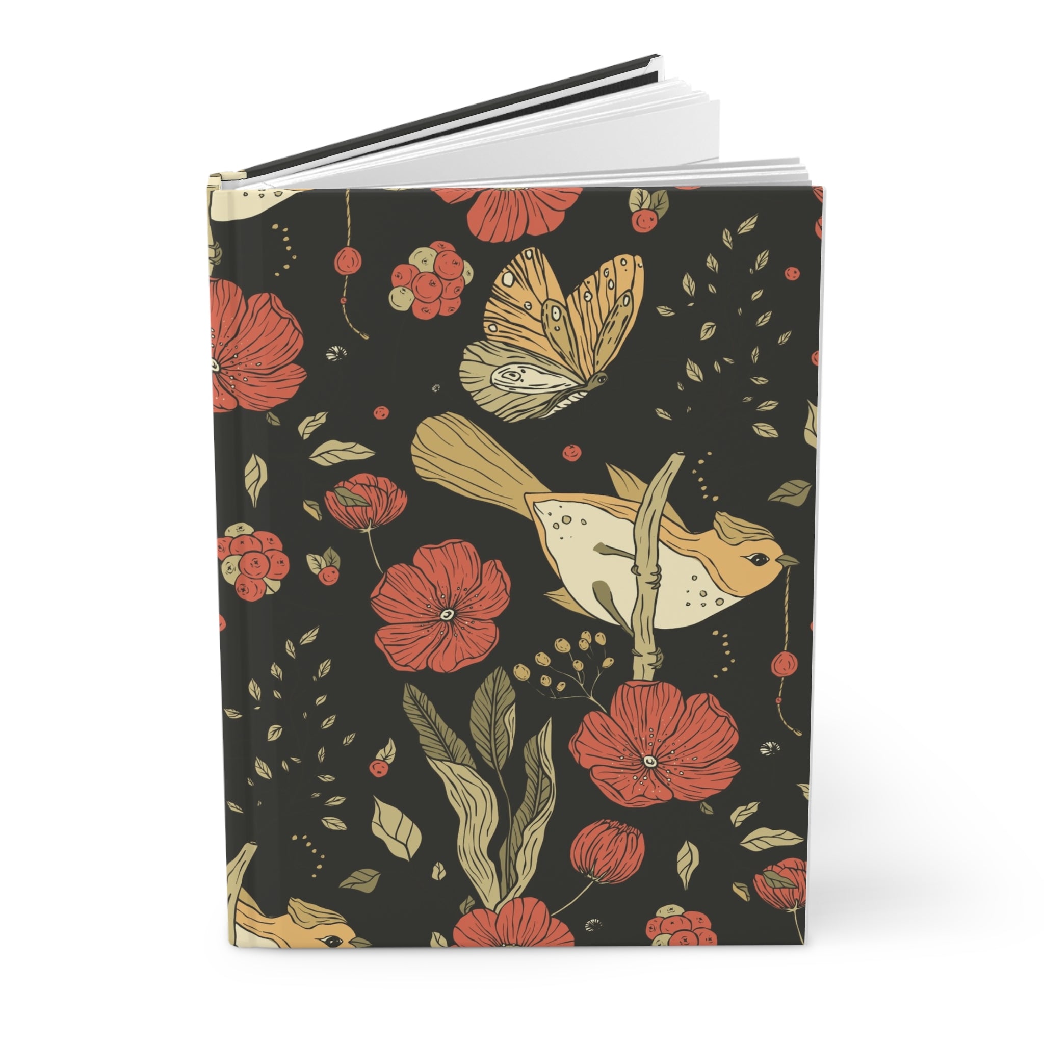 Elegant Hardcover Journal - Daily Notebook 2025 with Abstract Design