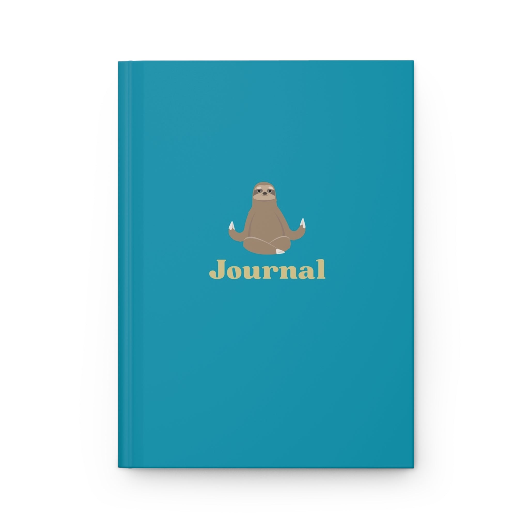 Hardcover Journal Matte - Zen Sloth Yoga Pose