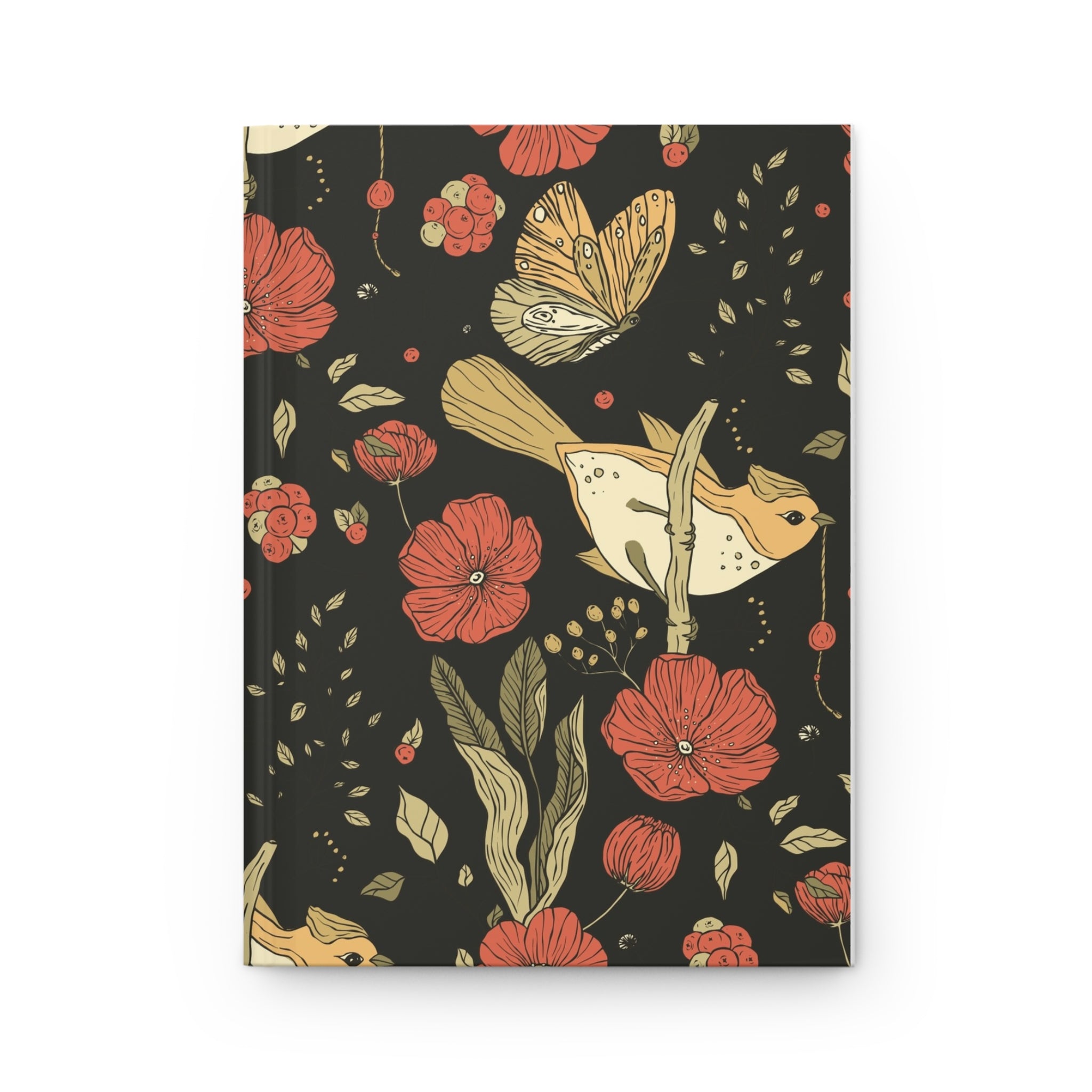 Elegant Hardcover Journal - Daily Notebook 2025 with Abstract Design
