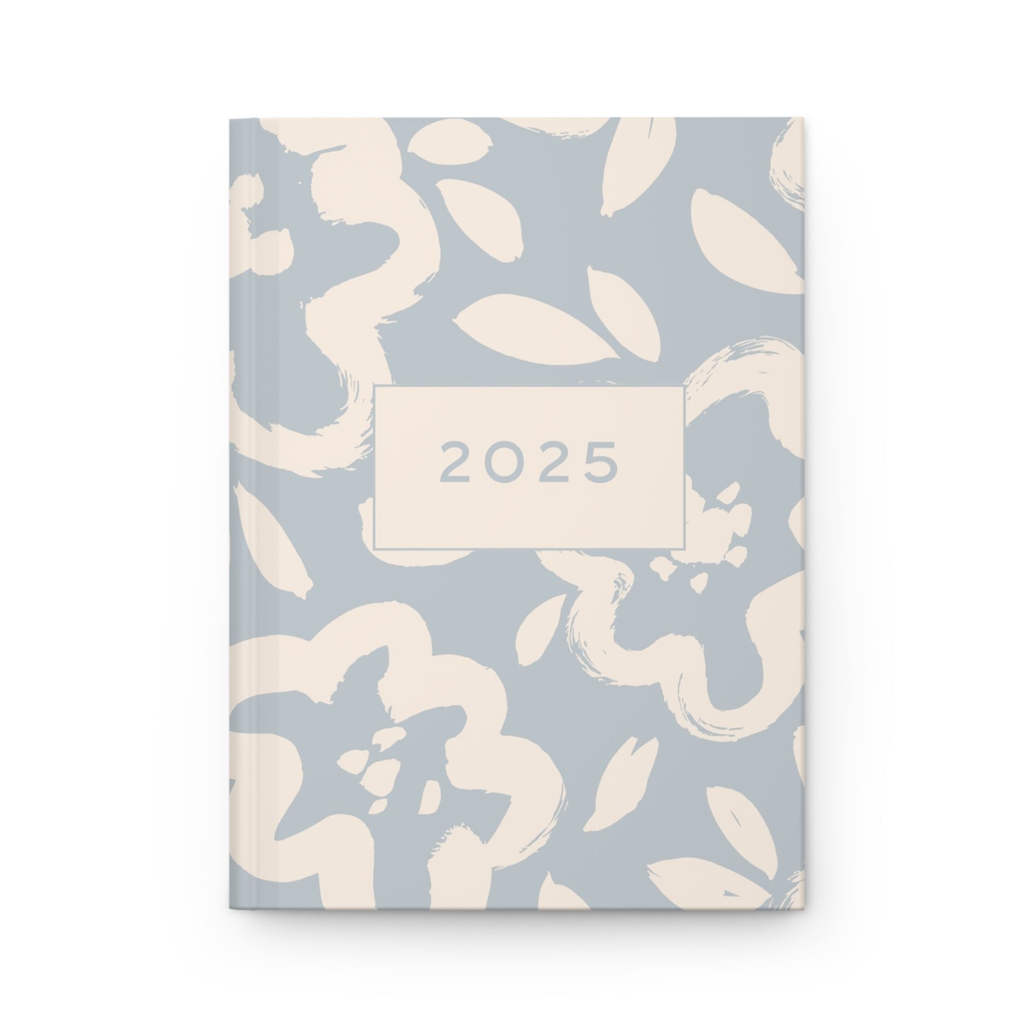 Elegant Hardcover Journal - Daily Notebook 2025 with Abstract Design