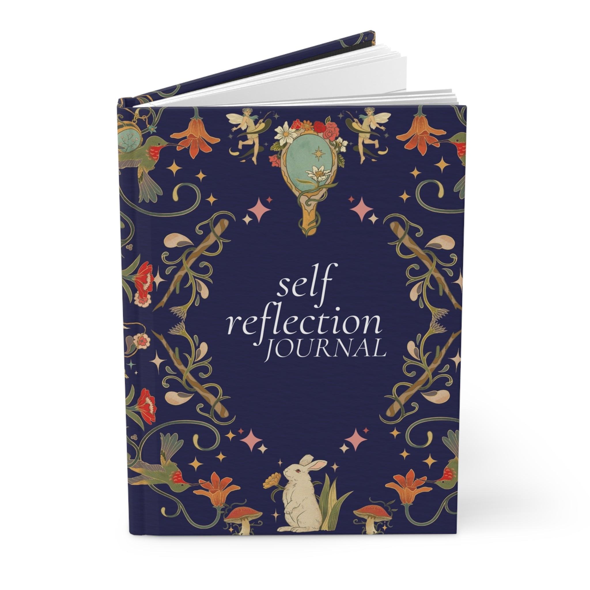 Elegant Hardcover Journal - Daily Notebook 2025 with Abstract Design
