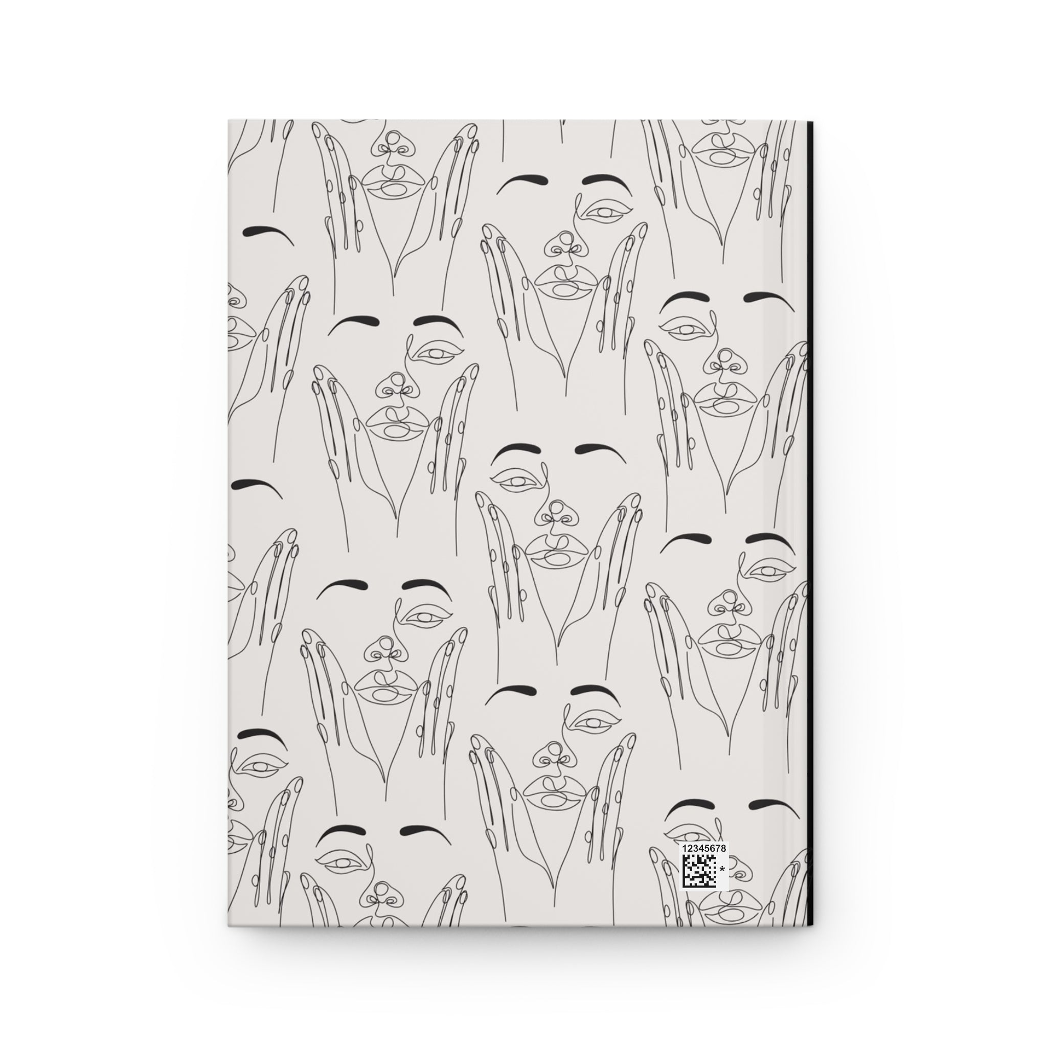 Elegant Hardcover Journal - Daily Notebook 2025 with Abstract Design