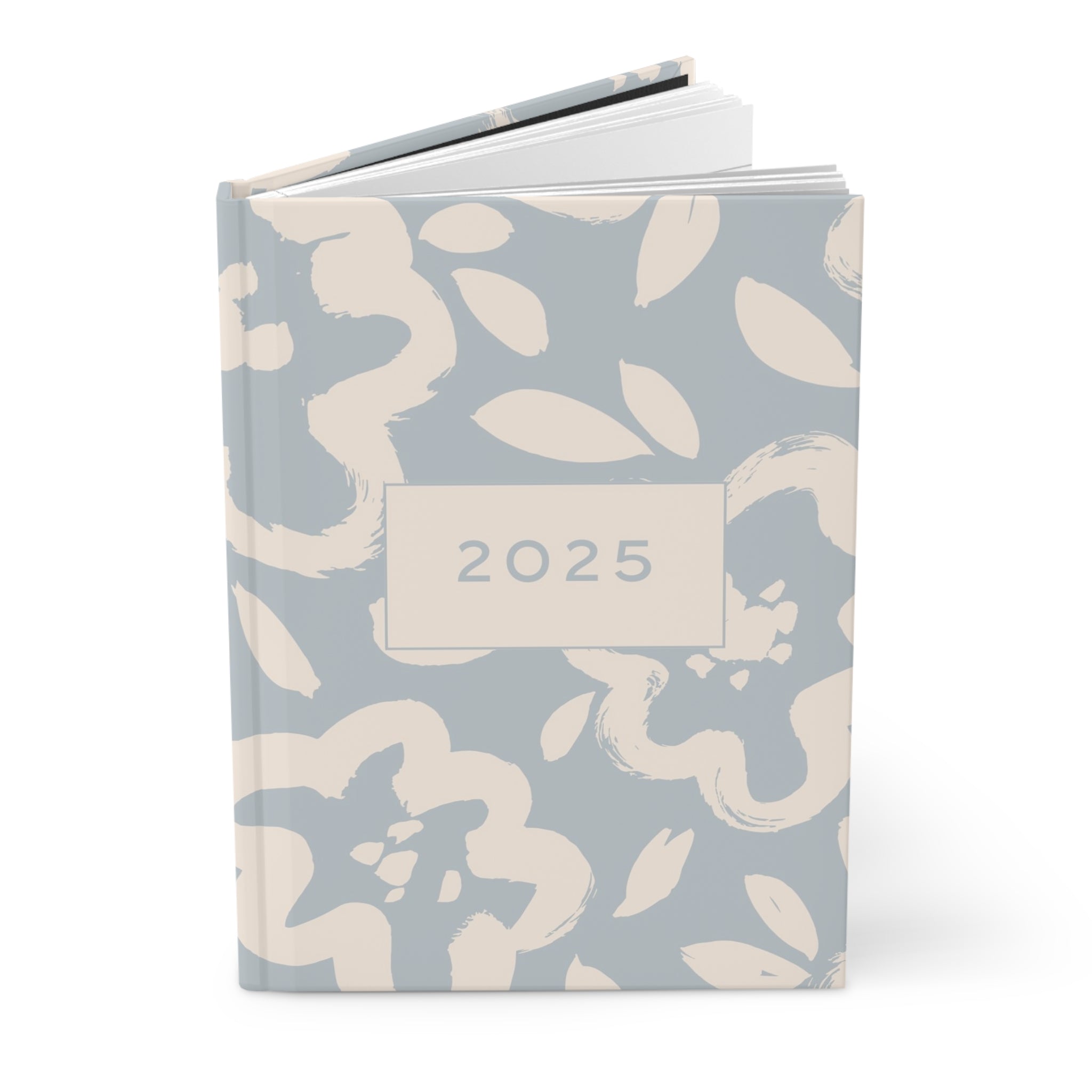 Elegant Hardcover Journal - Daily Notebook 2025 with Abstract Design