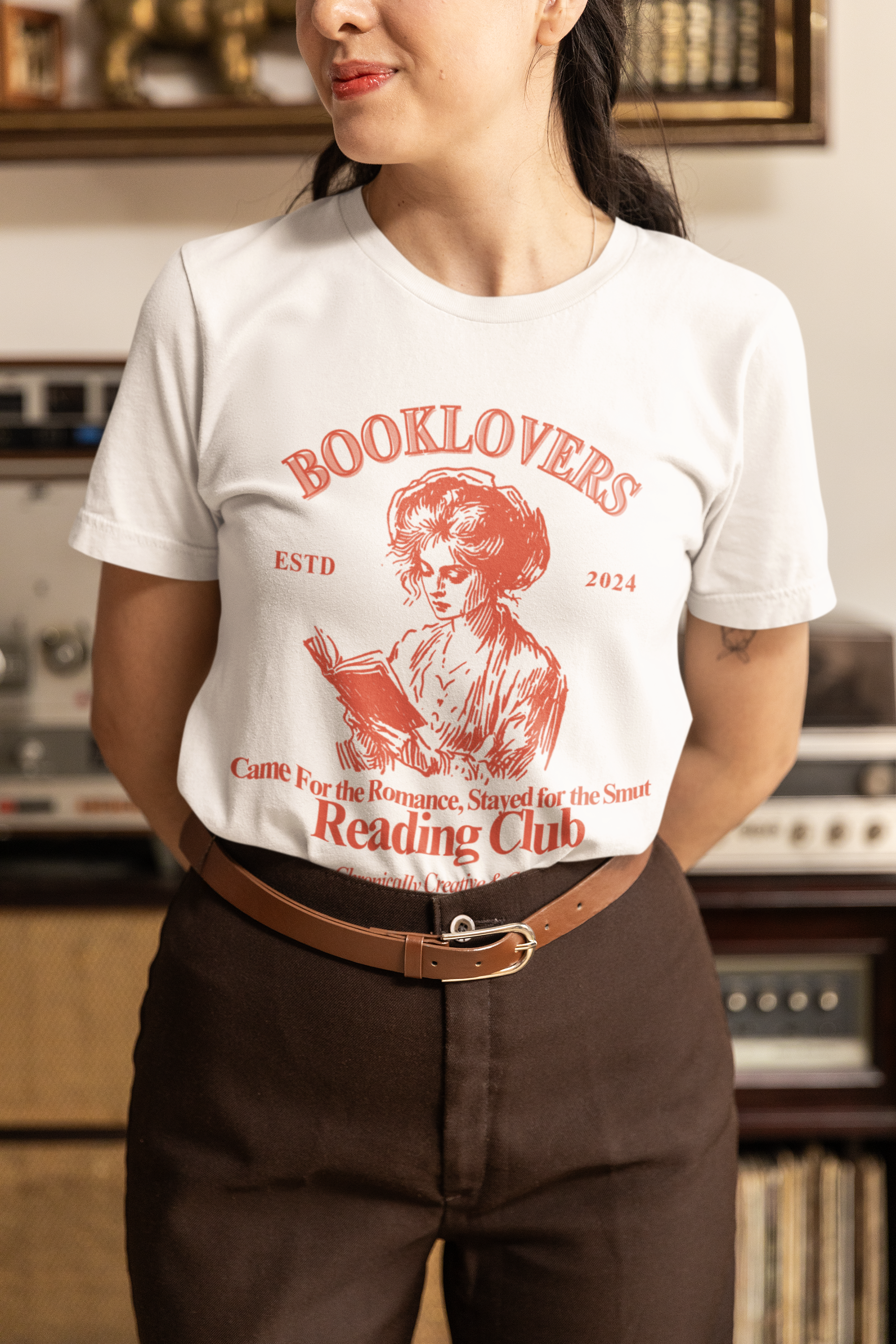 "Booklovers Club" Tee by Chronically Creative & Co. – For the True Readers