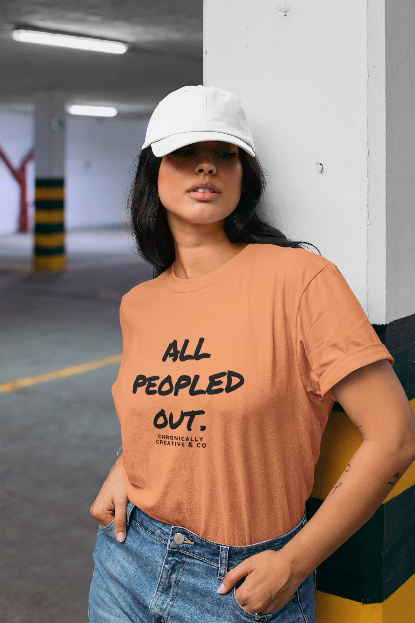 All Peopled Out T-Shirt – For the Socially Drained by Chronically Creative & Co.