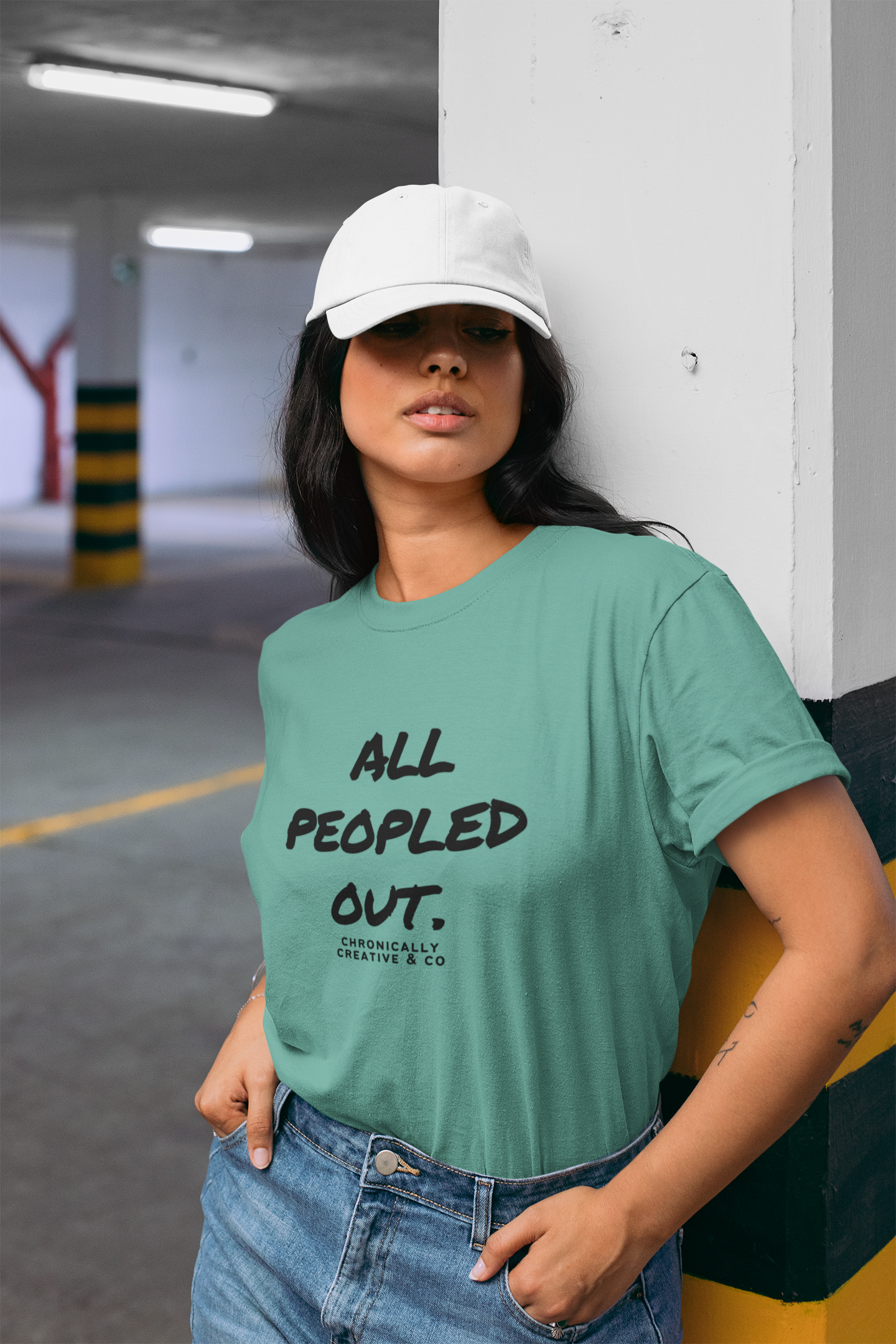 All Peopled Out T-Shirt – For the Socially Drained by Chronically Creative & Co.