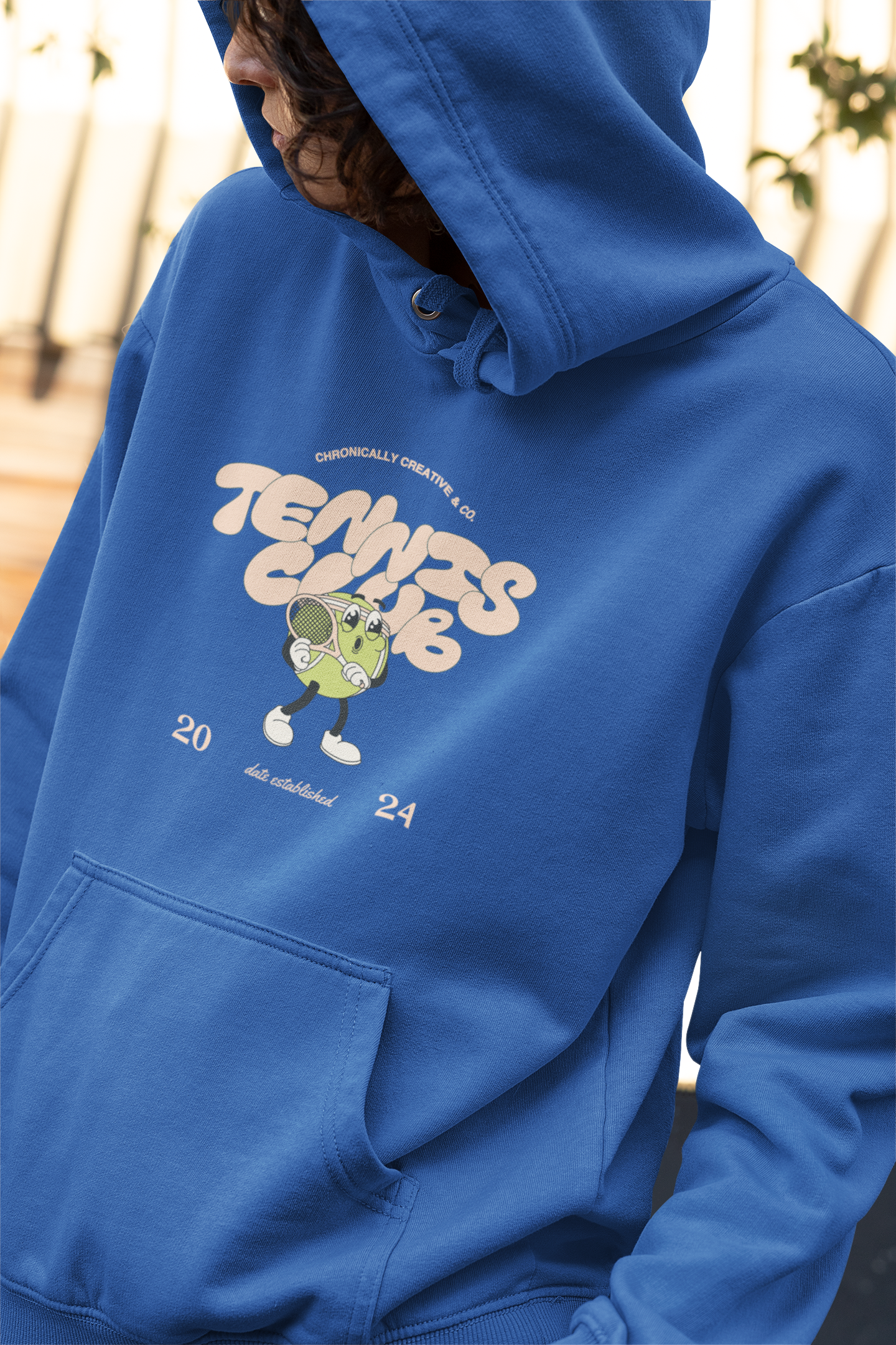 "Serve Up Style" Tennis Club Hoodie by Chronically Creative & Co. – 2024 Edition