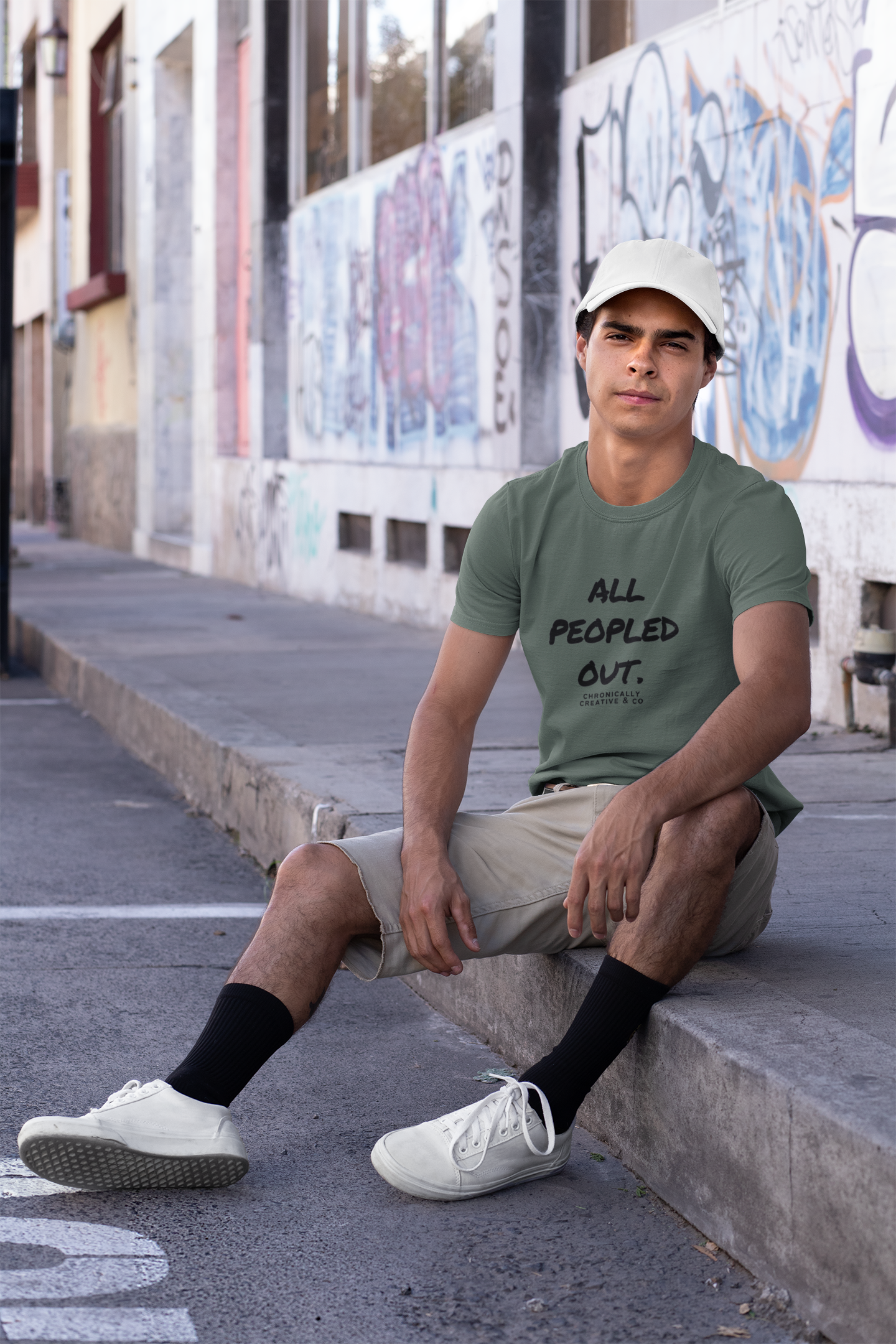 All Peopled Out T-Shirt – For the Socially Drained by Chronically Creative & Co.