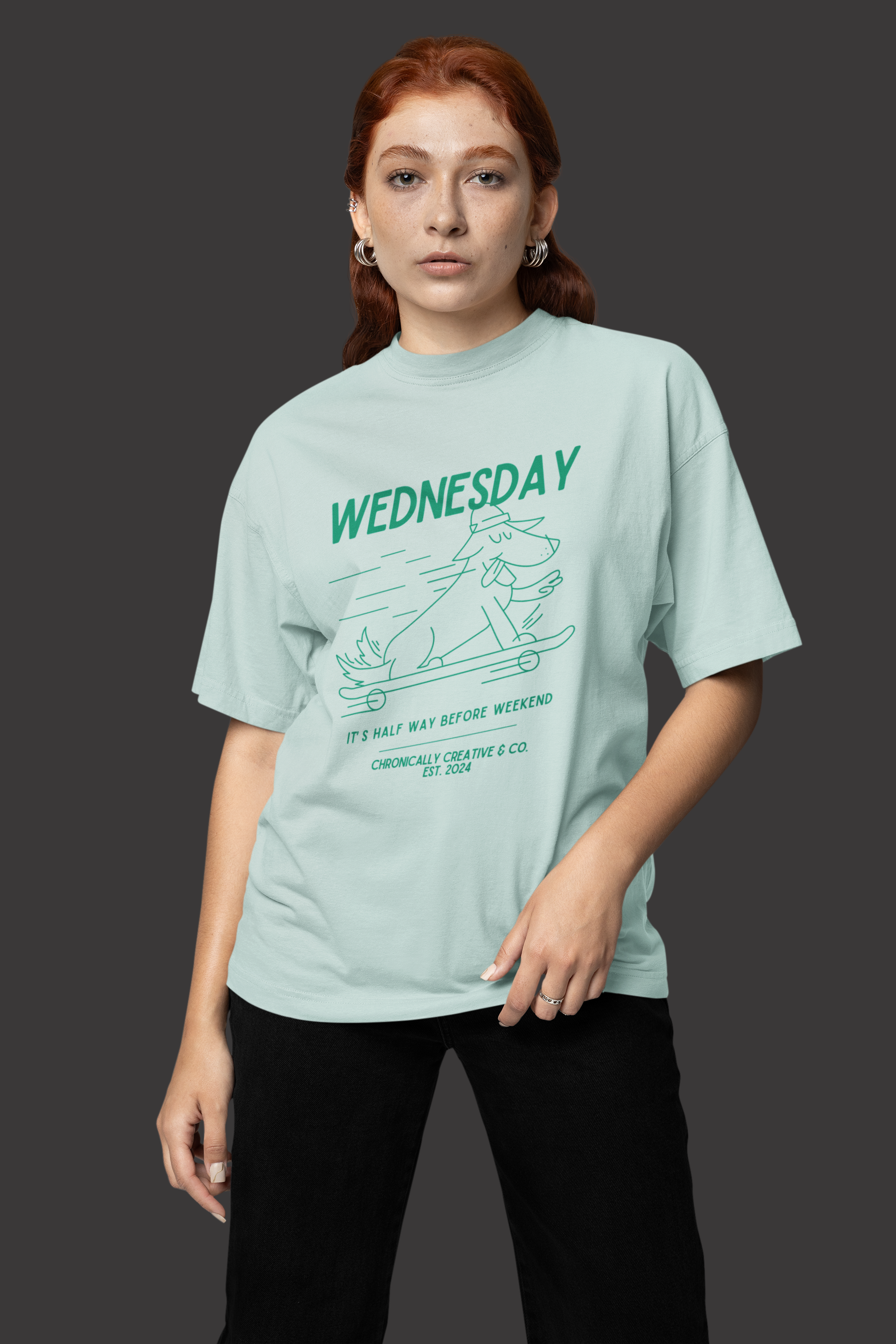 Wednesday T-Shirt – Halfway to the Weekend Vibes by Chronically Creative & Co.