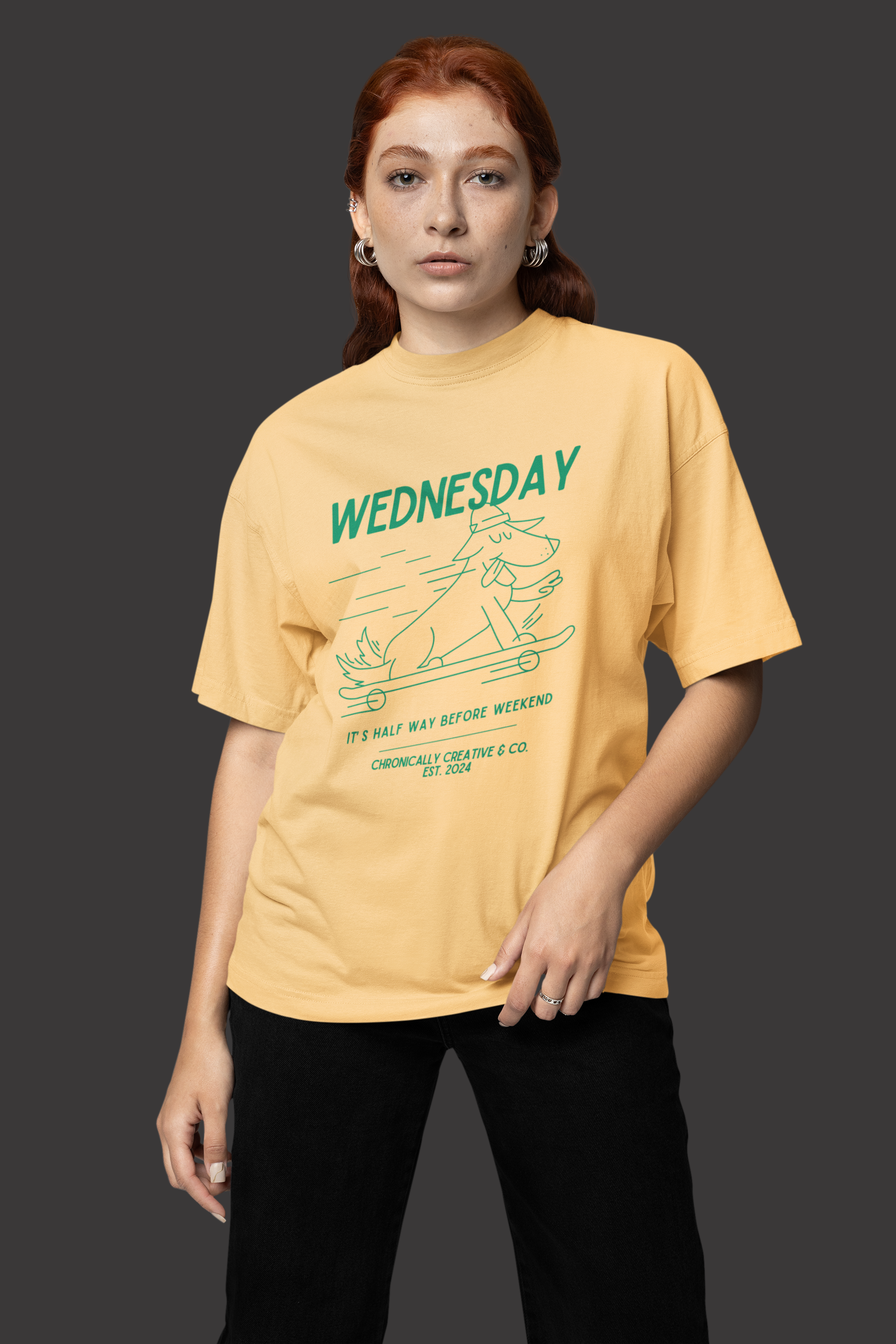 Wednesday T-Shirt – Halfway to the Weekend Vibes by Chronically Creative & Co.