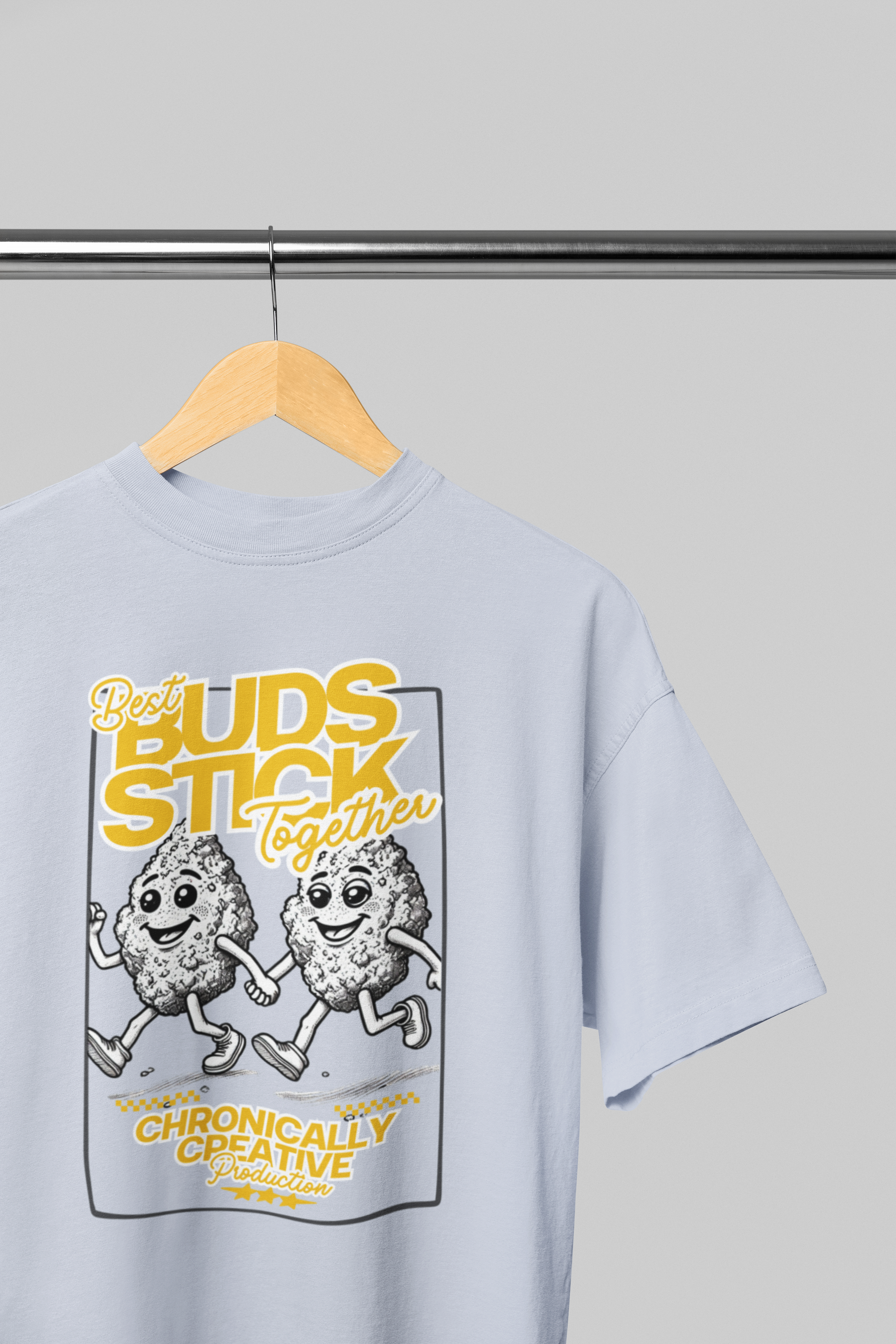 Best Buds Stick Together Tee | Cannabis Friends T-Shirt | Weed Graphic Tee