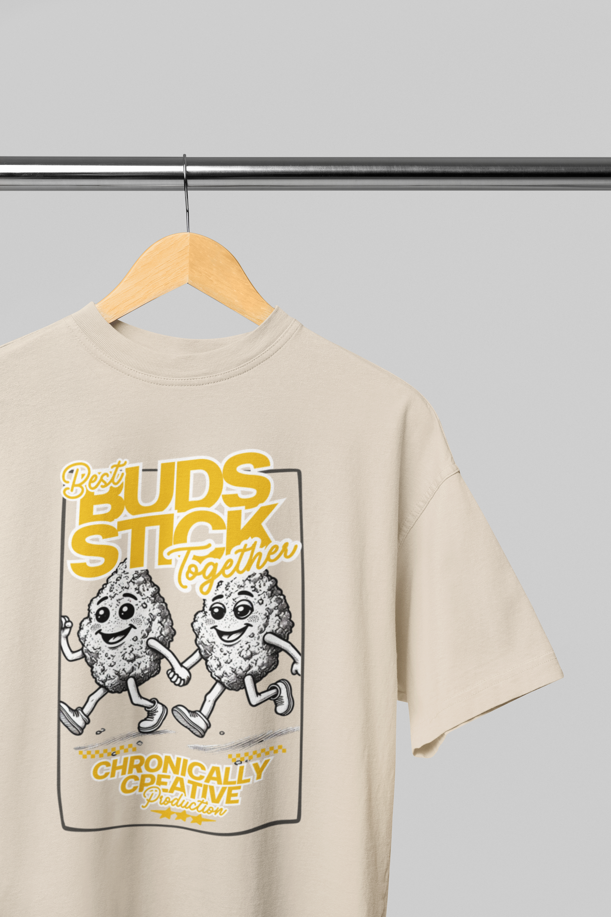 Best Buds Stick Together Tee | Cannabis Friends T-Shirt | Weed Graphic Tee
