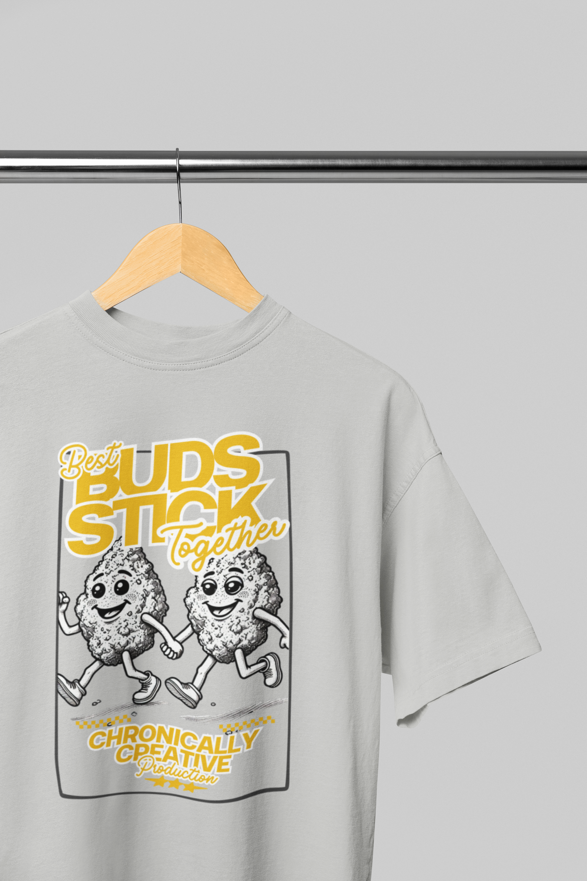 Best Buds Stick Together Tee | Cannabis Friends T-Shirt | Weed Graphic Tee