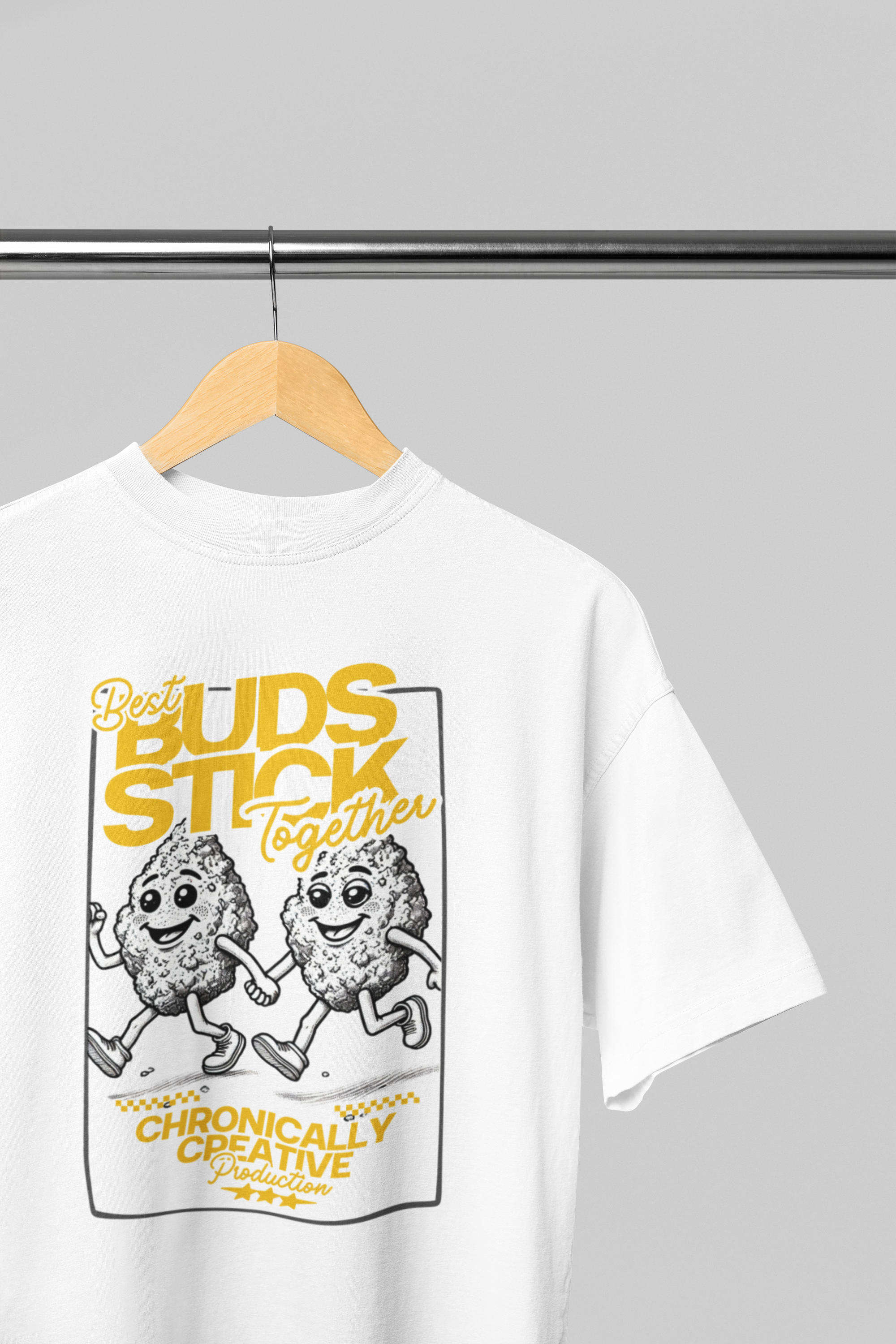 Best Buds Stick Together Tee | Cannabis Friends T-Shirt | Weed Graphic Tee
