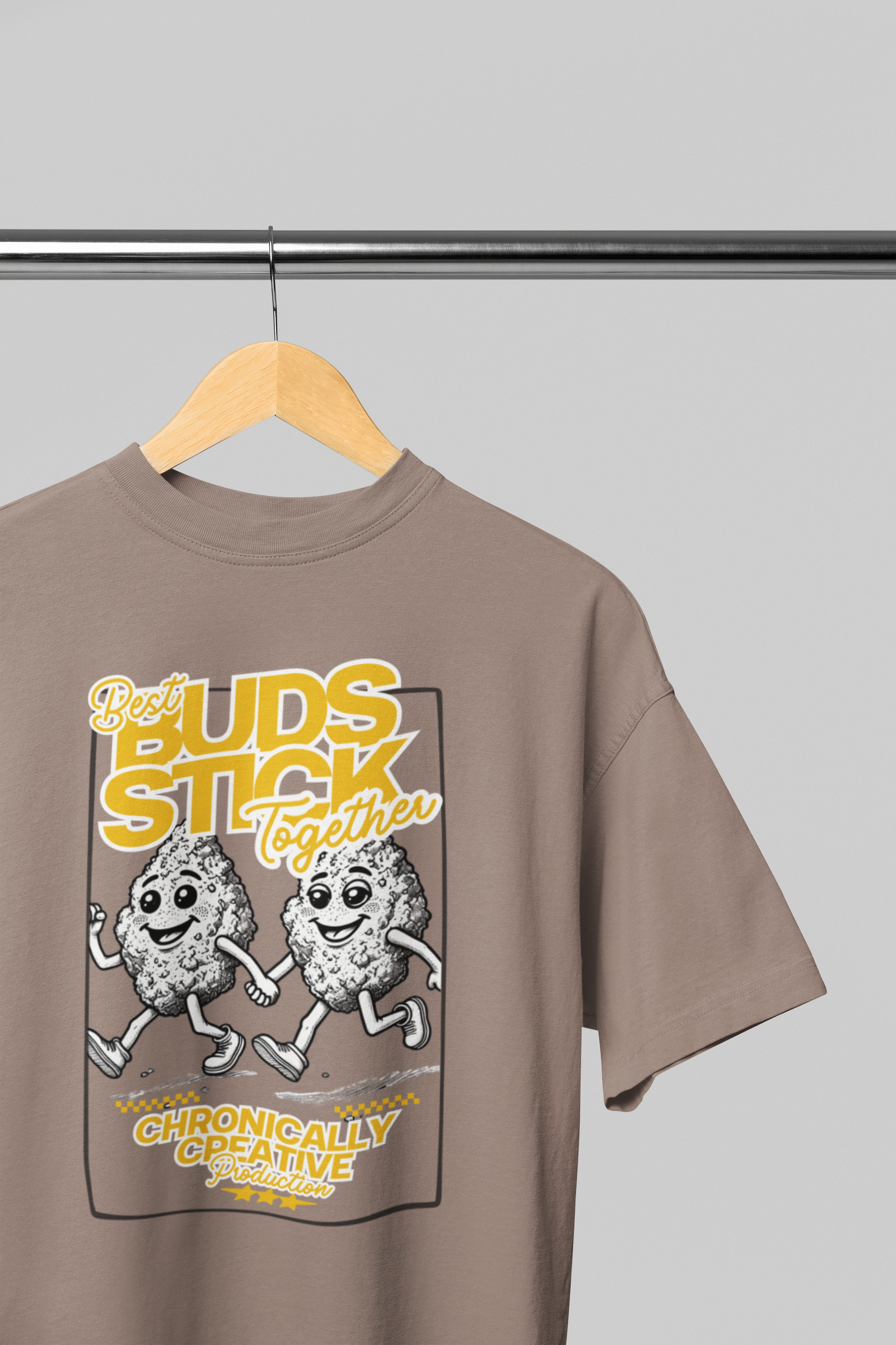 Best Buds Stick Together Tee | Cannabis Friends T-Shirt | Weed Graphic Tee