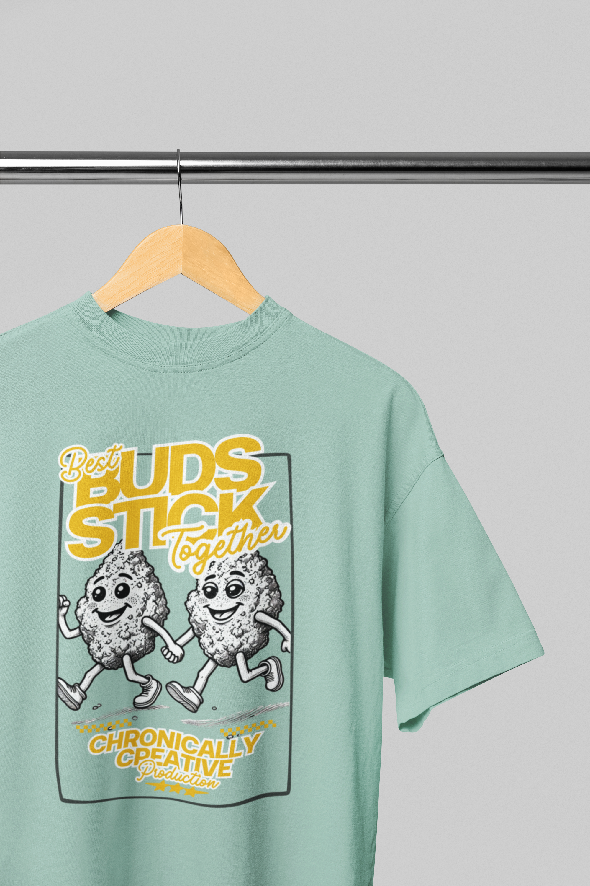 Best Buds Stick Together Tee | Cannabis Friends T-Shirt | Weed Graphic Tee