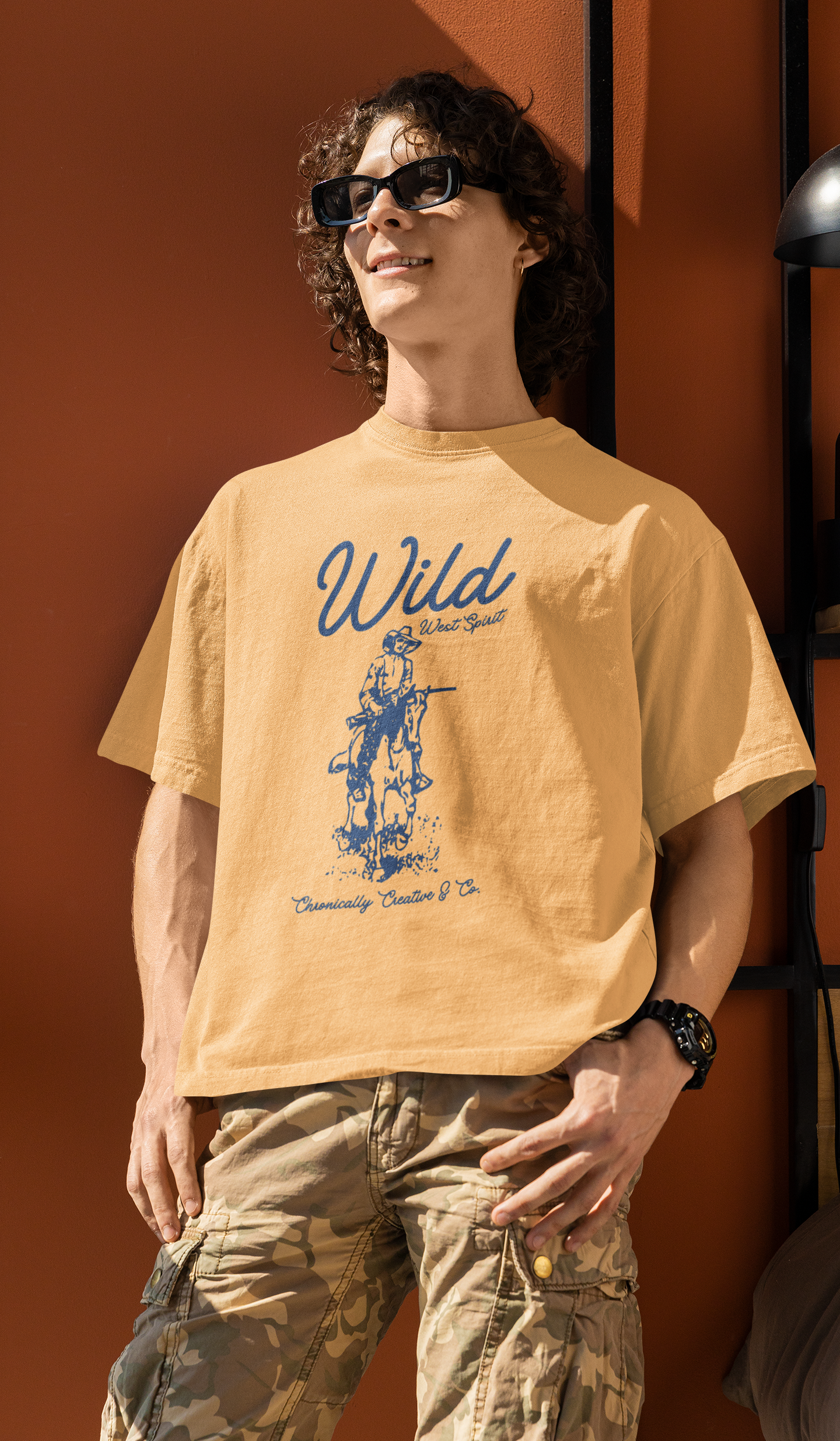 Wild West Spirit T-Shirt – Vintage Cowboy Vibes by Chronically Creative & Co.