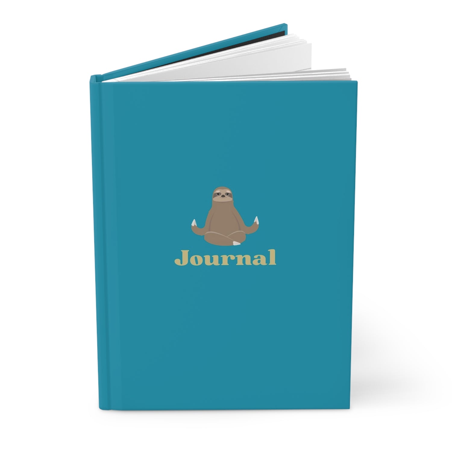 Hardcover Journal Matte - Zen Sloth Yoga Pose